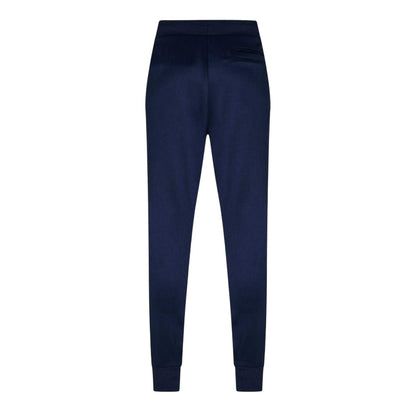 Dark Blue - Back - Born Rich Mens Patterned Slim Joggers