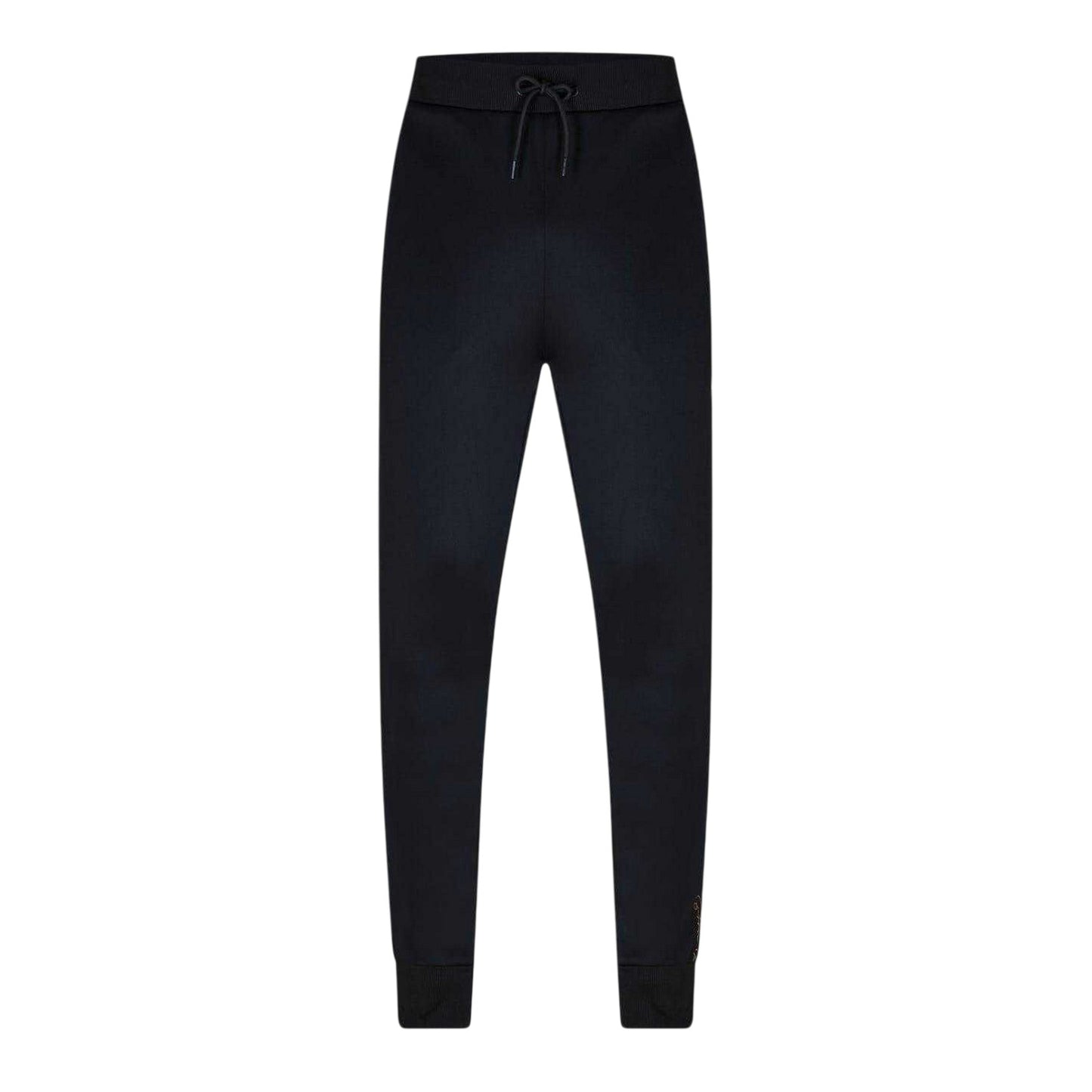 Black - Front - Born Rich Mens Patterned Slim Joggers