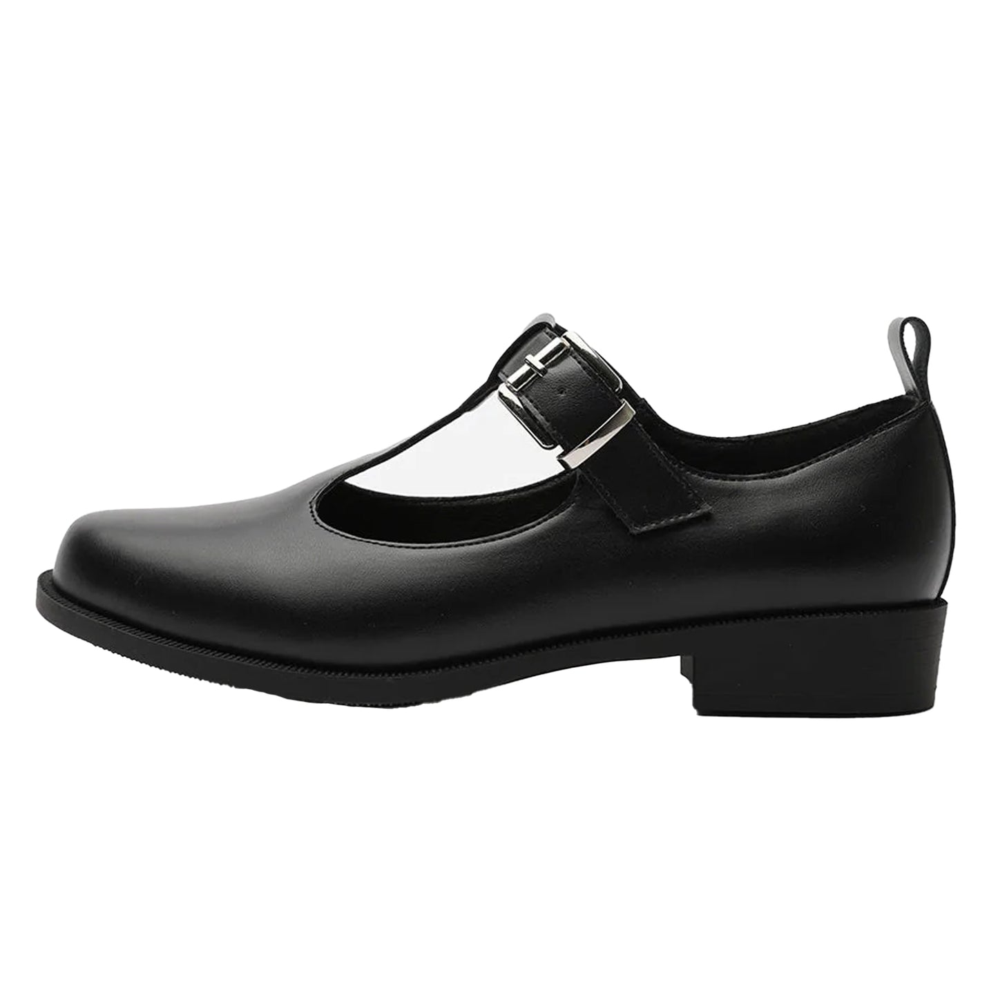 Black - Back - Where´s That From Womens-Ladies Low Block Heel Mary Janes