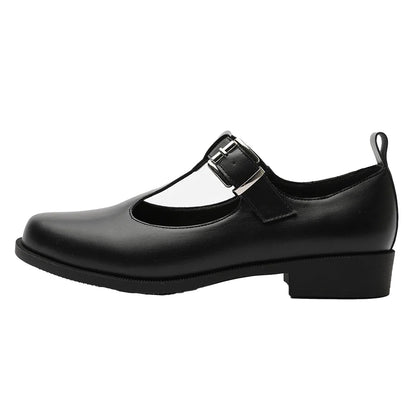 Black - Back - Where´s That From Womens-Ladies Low Block Heel Mary Janes
