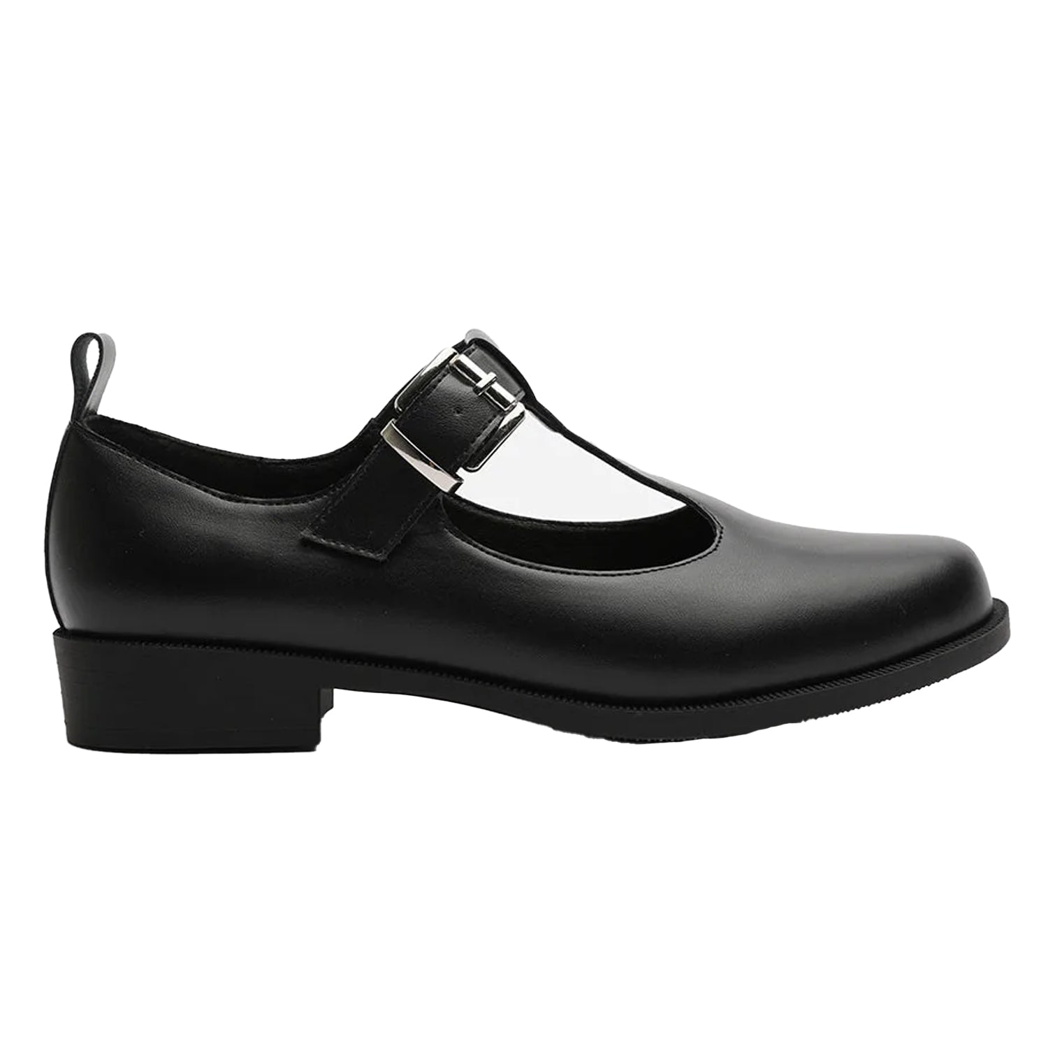 Black - Front - Where´s That From Womens-Ladies Low Block Heel Mary Janes