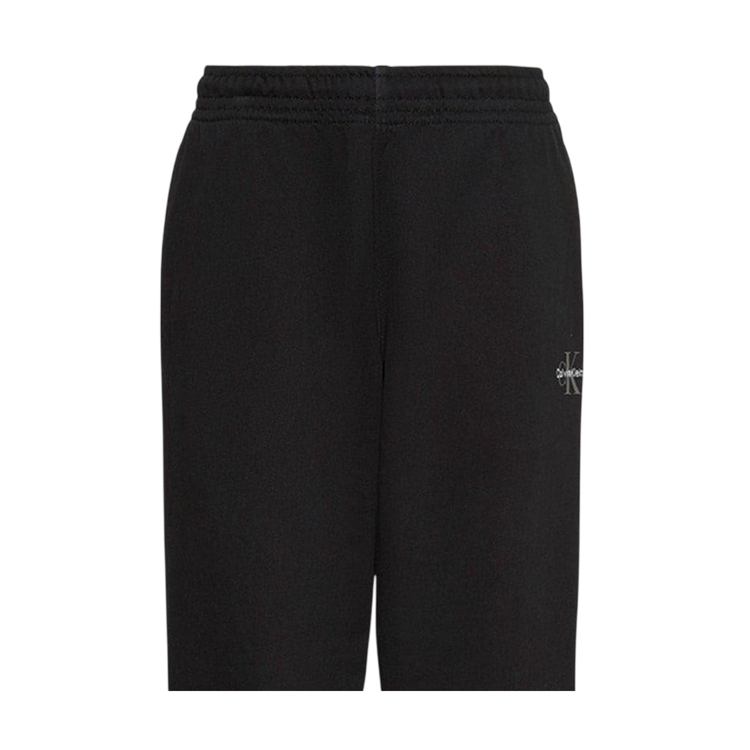 Black - Back - Calvin Klein Womens-Ladies Fleece Patterned Joggers