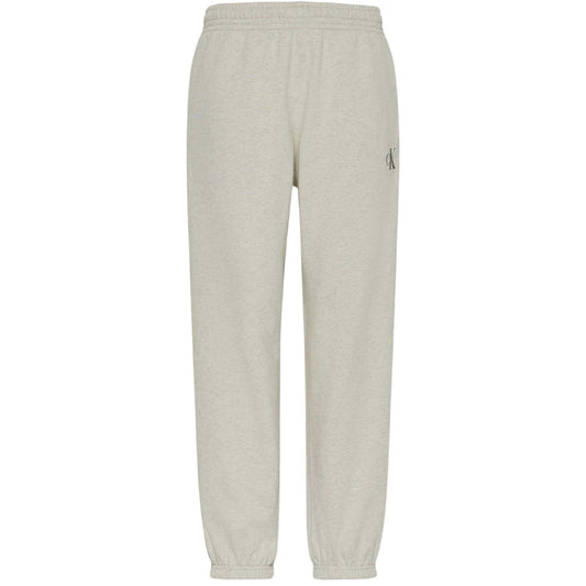 Vanilla - Front - Calvin Klein Womens-Ladies Fleece Patterned Joggers
