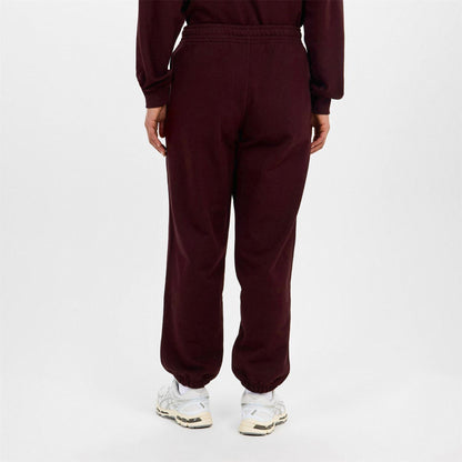 Mocha Brown - Lifestyle - Calvin Klein Womens-Ladies Fleece Patterned Joggers