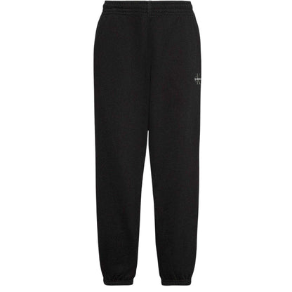 Black - Front - Calvin Klein Womens-Ladies Fleece Patterned Joggers