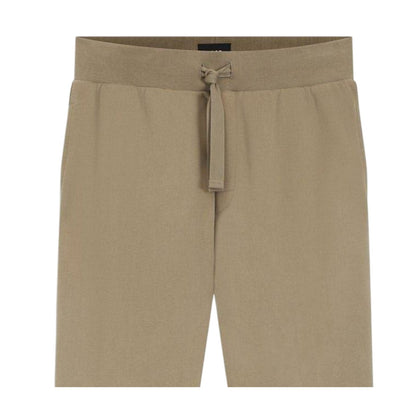 Brown - Back - Boss Mens Chevron Slim Joggers