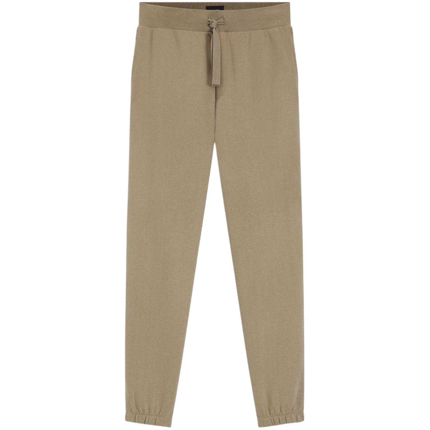 Brown - Front - Boss Mens Chevron Slim Joggers