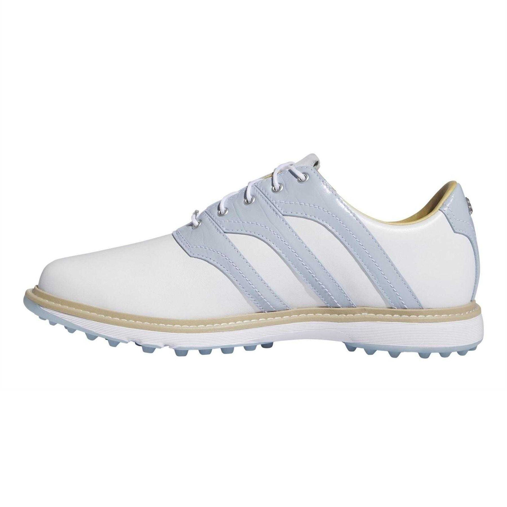 White - Side - Adidas Unisex Adult Spikeless Golf Shoes