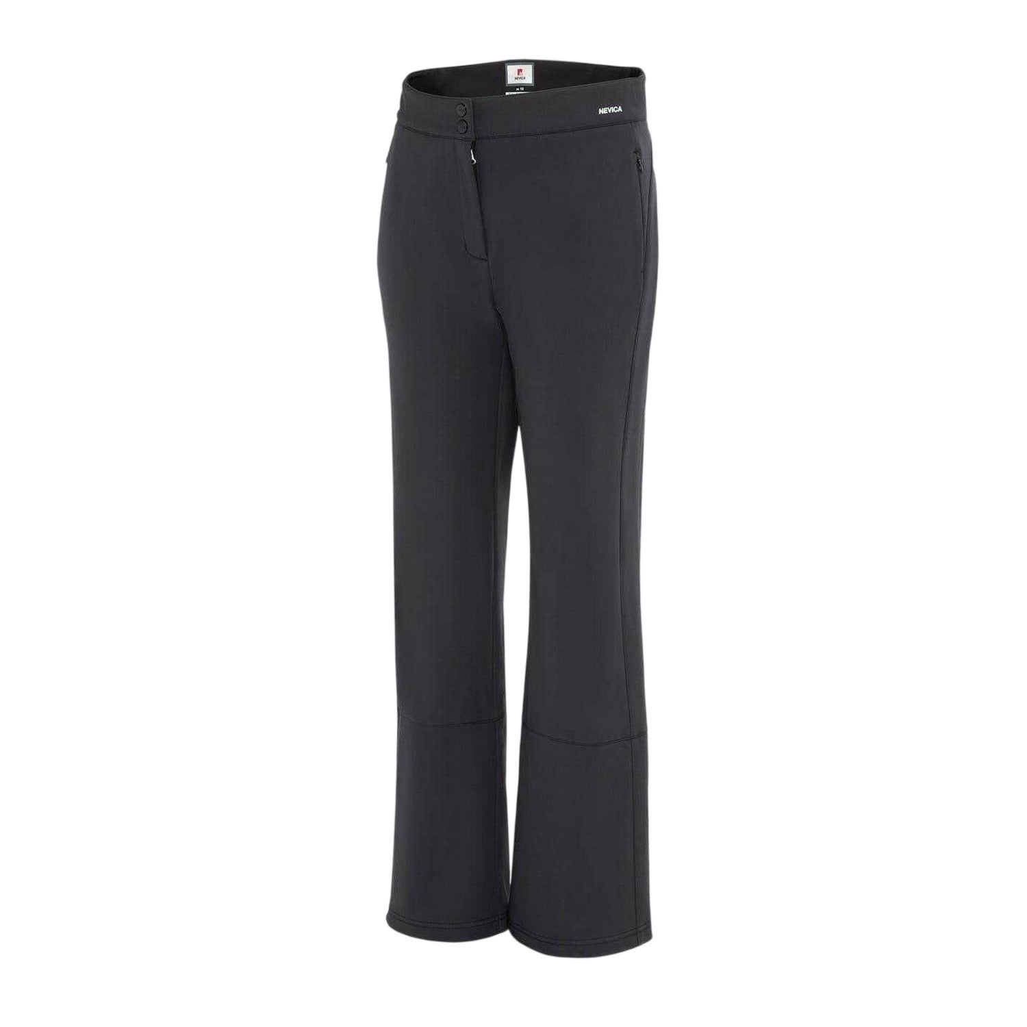 Black - Side - Nevica Womens-Ladies Tailored Ski Trousers