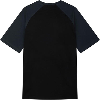 Black-Grey - Back - Umbro Mens Core Raglan T-Shirt
