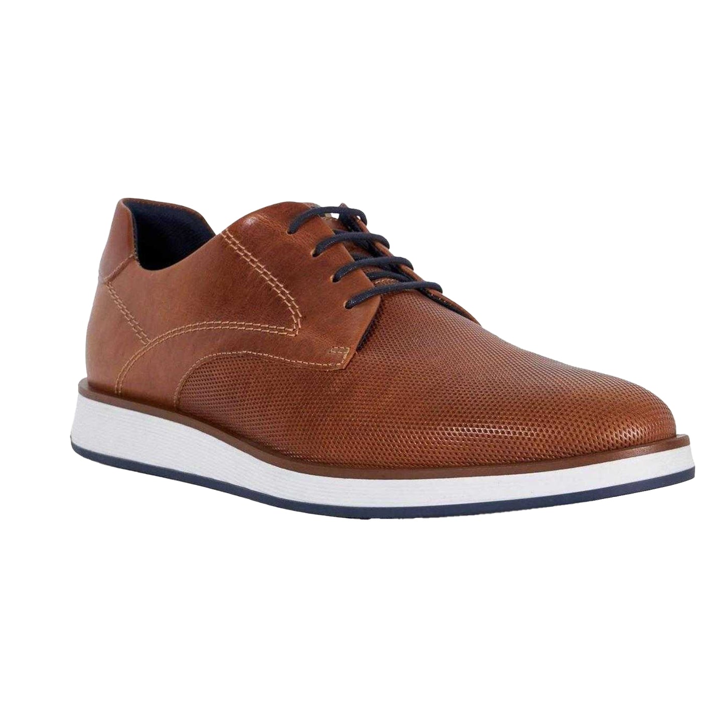 Tan - Lifestyle - Dune London Mens Leather Derby Shoes