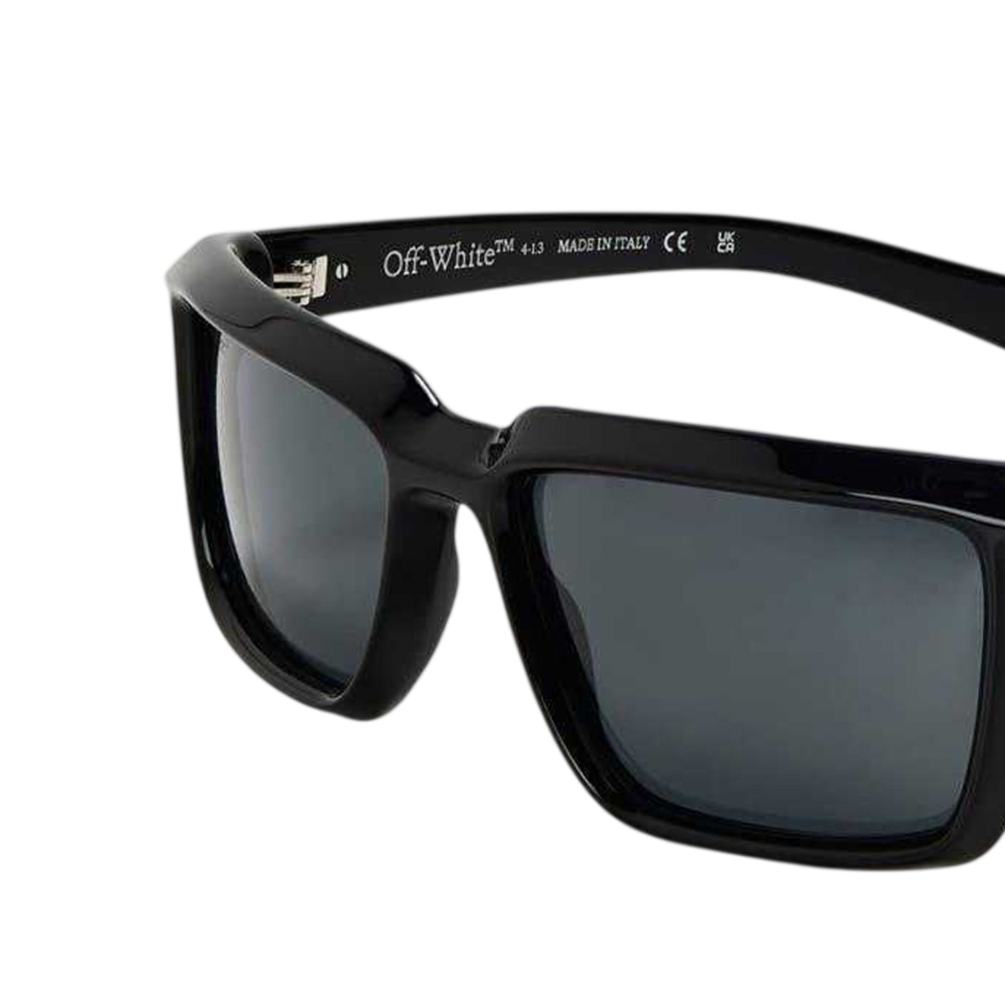 Black-Dark Grey - Back - Off White Unisex Adult Portland Sunglasses