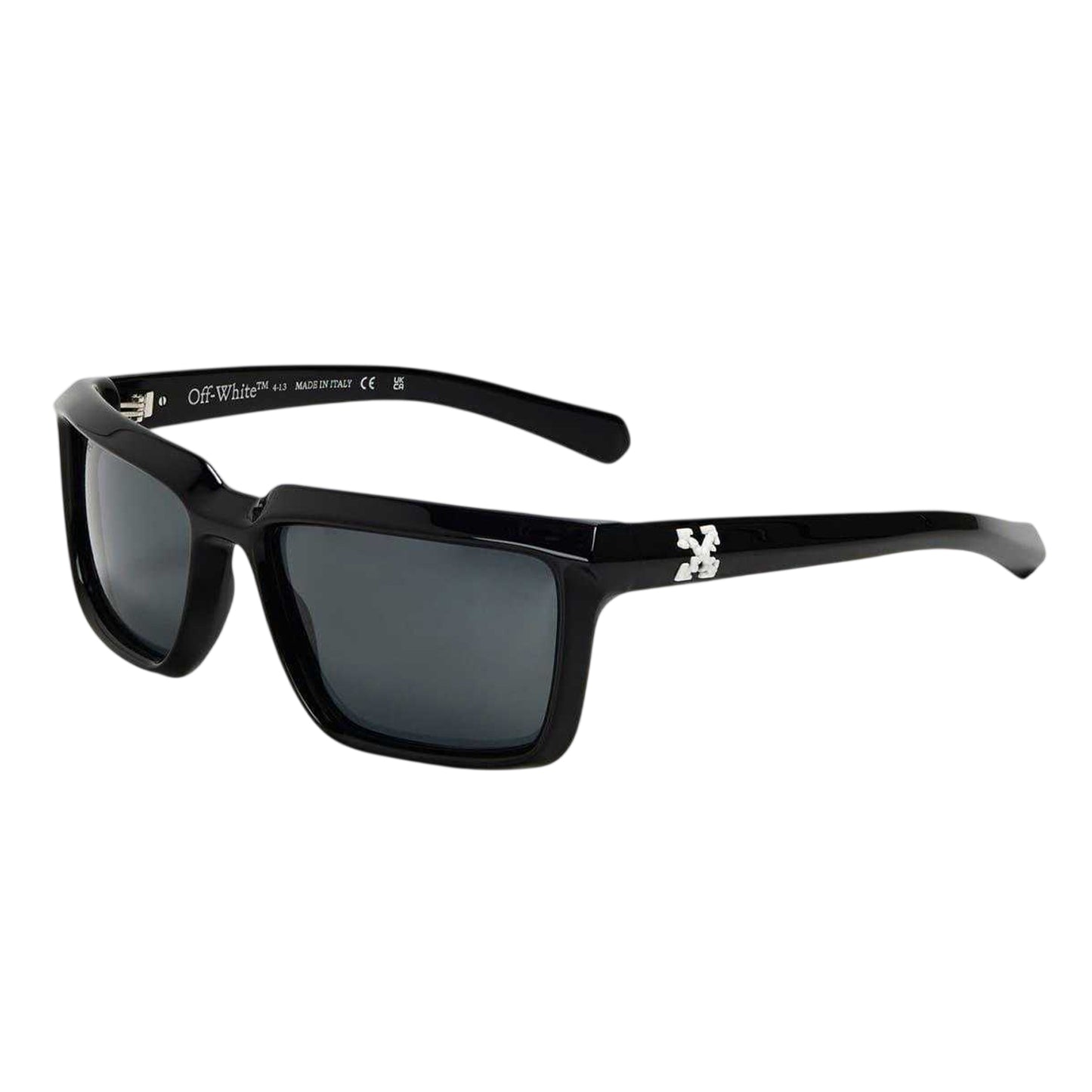 Black-Dark Grey - Front - Off White Unisex Adult Portland Sunglasses