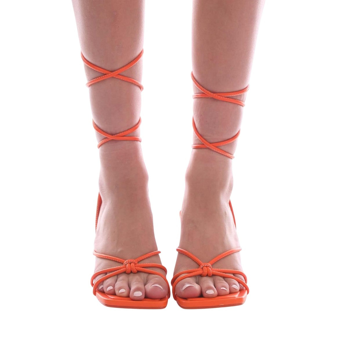 Orange - Front - Where´s That From Womens-Ladies Strappy Block Heel Sandals