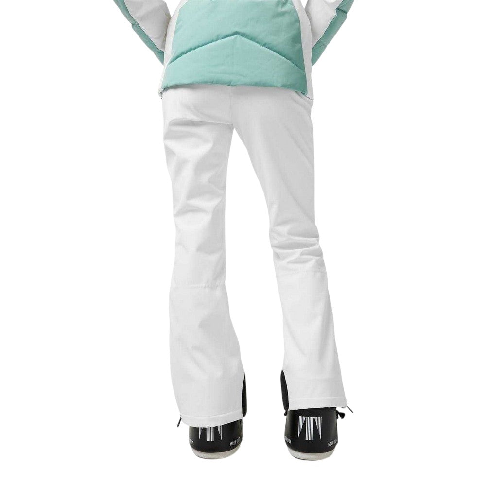 White - Back - Jack Wills Womens-Ladies Waterproof Flared Ski Trousers