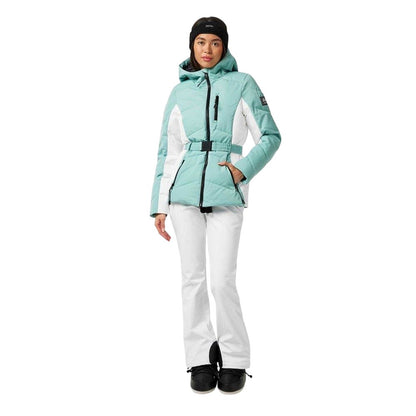 White - Lifestyle - Jack Wills Womens-Ladies Waterproof Flared Ski Trousers