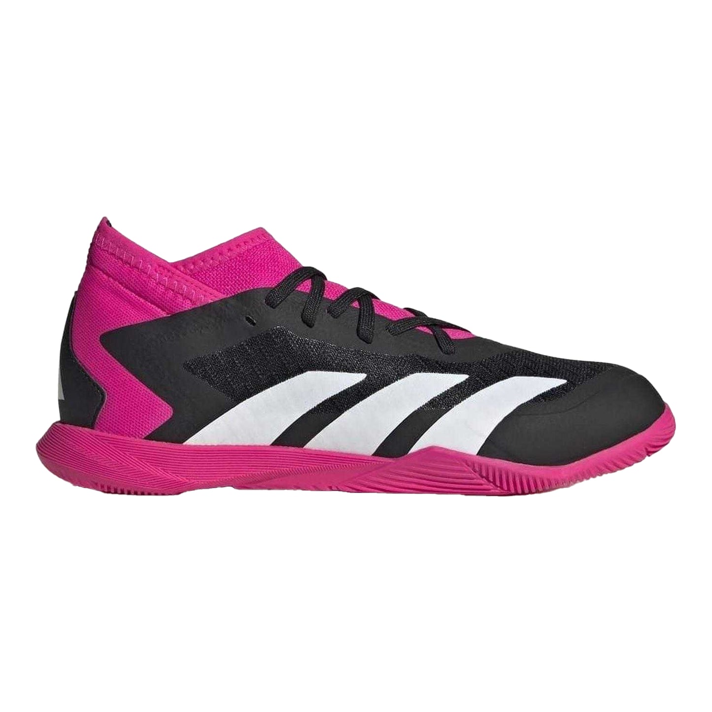 Black - Front - Adidas Childrens-Kids Predator Accuracy.3 Indoor Football Shoes