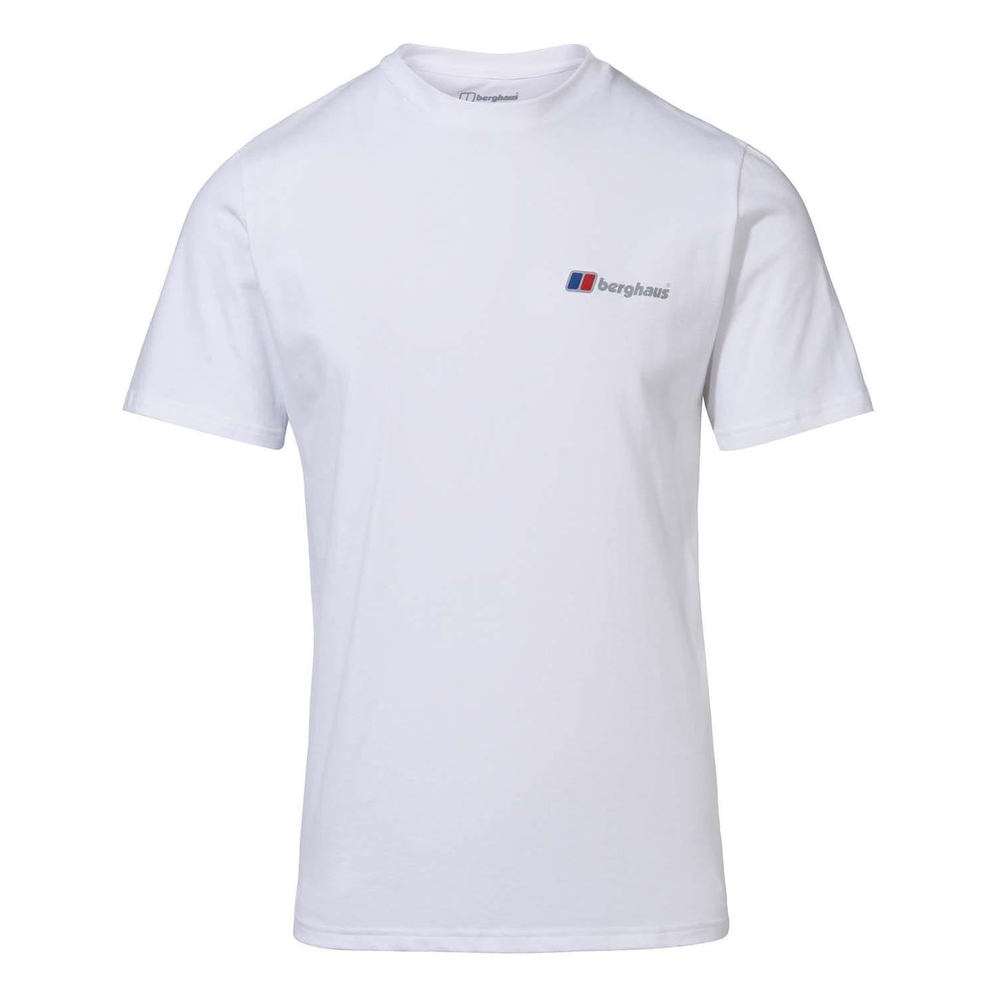 White - Front - Berghaus Mens Classic Organic Logo T-Shirt