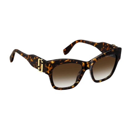 Havana - Side - Marc Jacobs Womens-Ladies Round Sunglasses