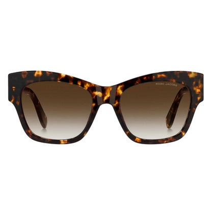 Havana - Front - Marc Jacobs Womens-Ladies Round Sunglasses