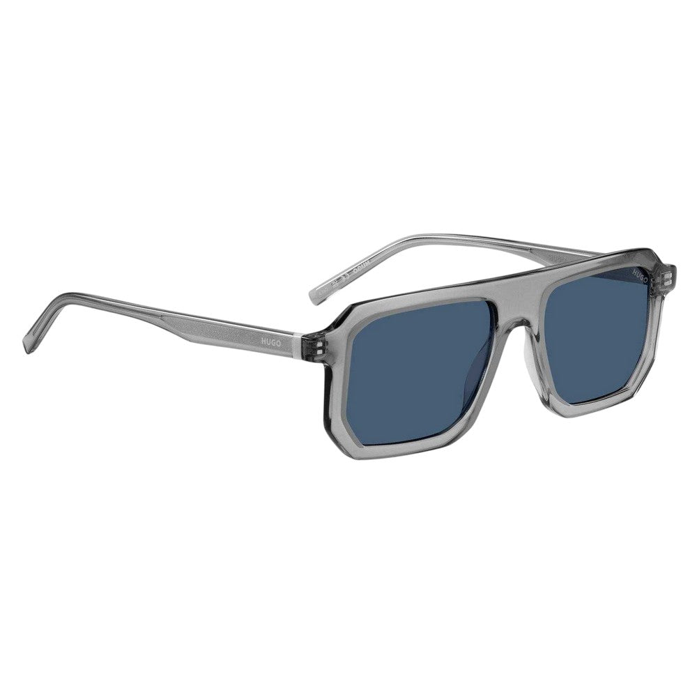 Grey - Back - Hugo Mens Flat Top Sunglasses