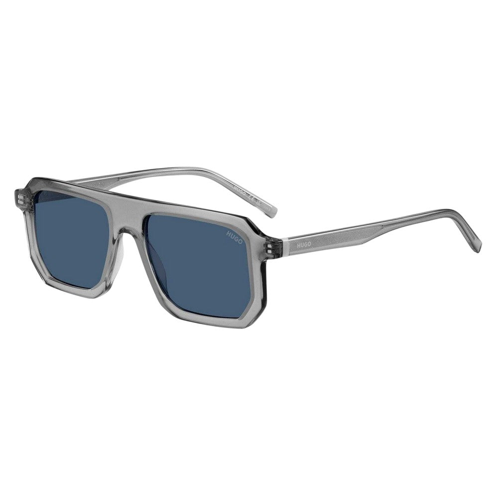 Grey - Side - Hugo Mens Flat Top Sunglasses