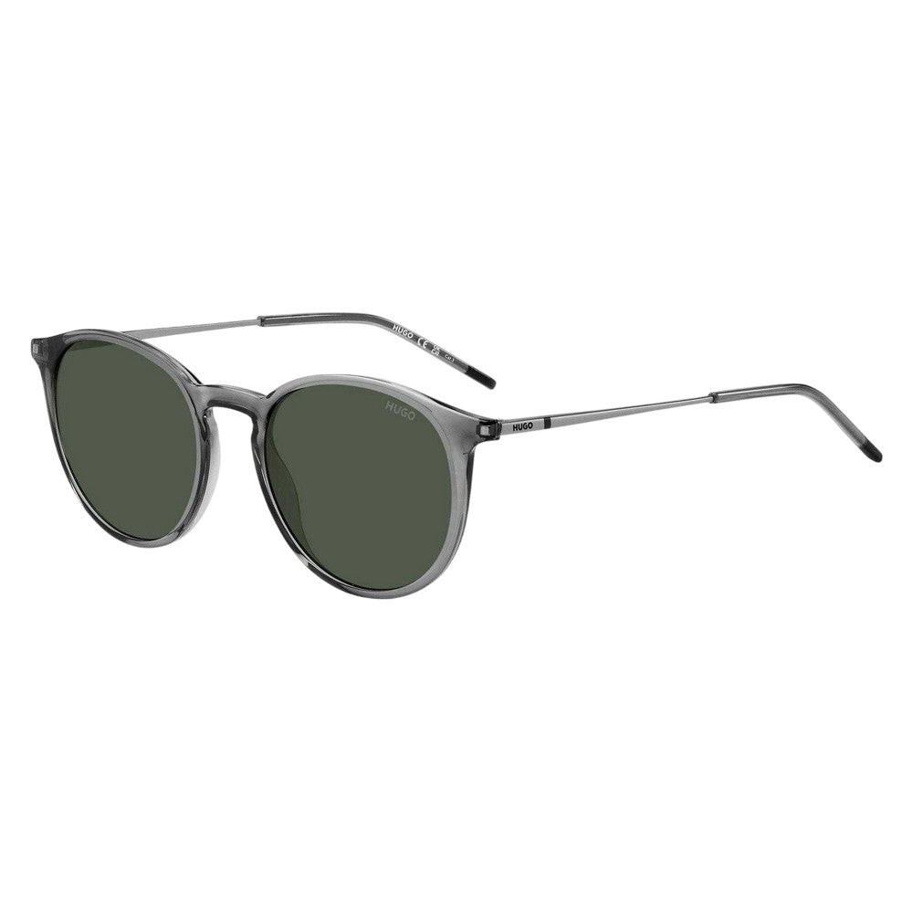 Ruthenium - Side - Hugo Mens Round Sunglasses