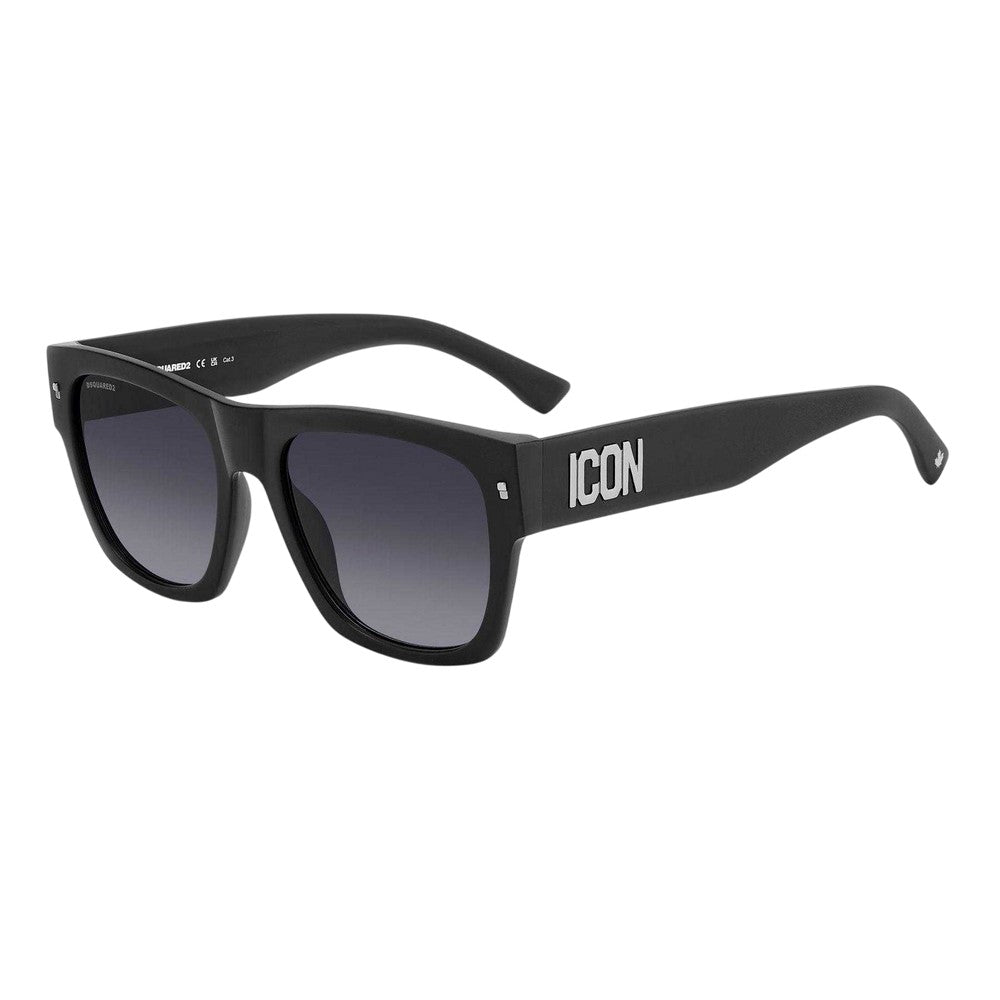 Matte Black - Side - DSquared2 Mens Icon Sunglasses