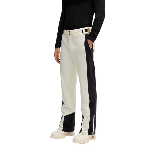 White - Front - Boss Mens Fiva Ski Trousers