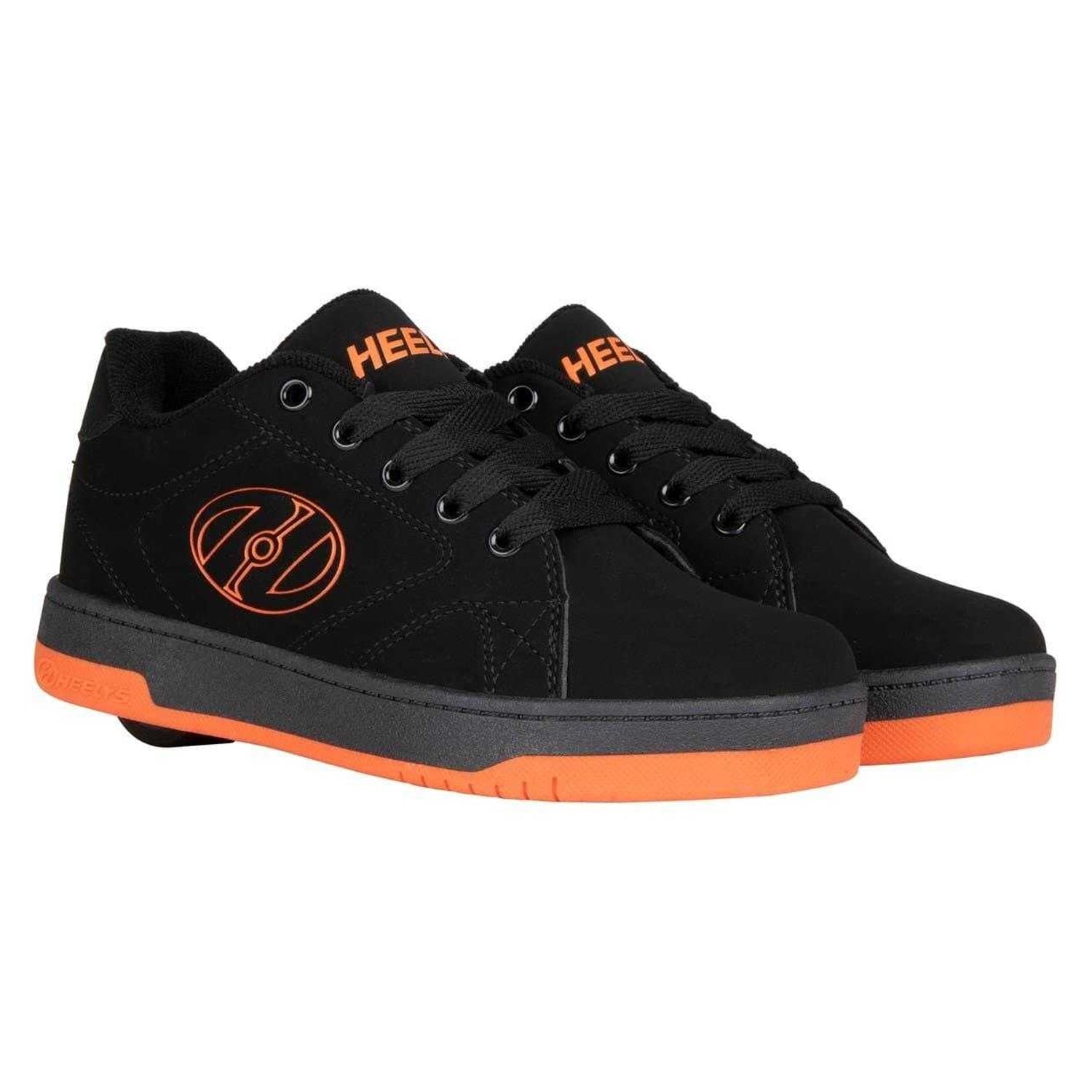 Black-Flame - Lifestyle - Heelys Childrens-Kids Canvas Skate Shoes