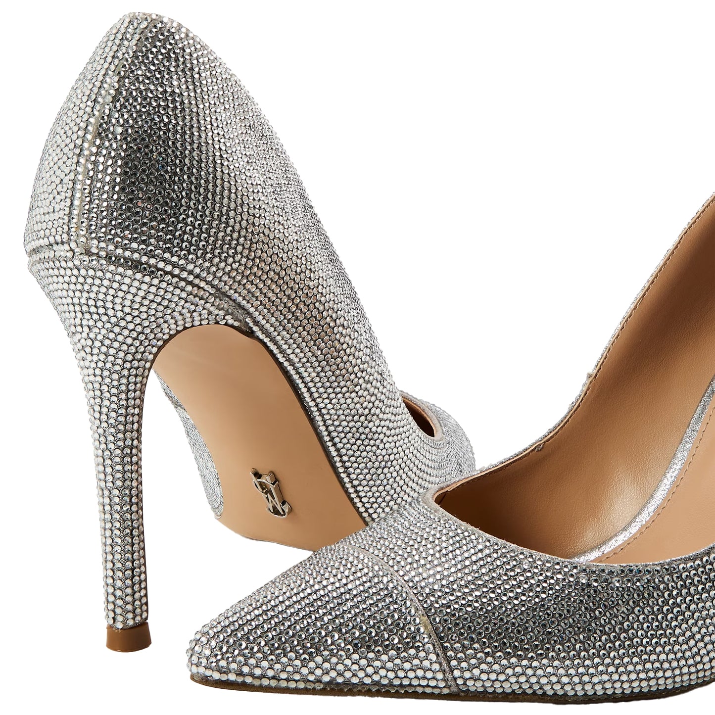 Silver - Lifestyle - Steve Madden Womens-Ladies Evelyn Stiletto Heel Court Shoes