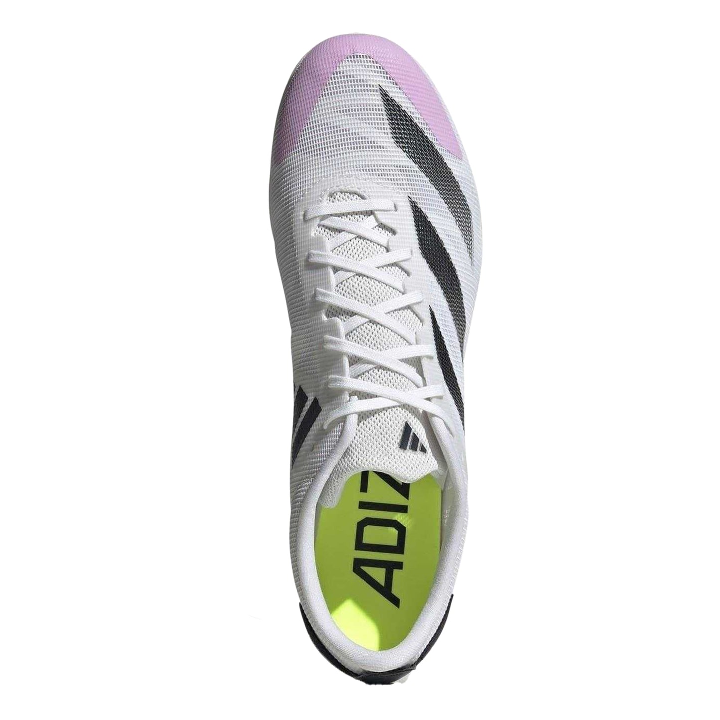 White - Lifestyle - Adidas Mens Adizero 3 Stripes Running Trainers