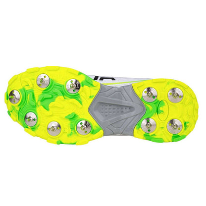 White-Green - Lifestyle - Kookaburra Mens Pro Cricket Shoes