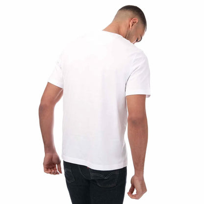 White - Back - Farah Mens Eddie Crew Neck T-Shirt
