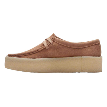 Beige - Back - Clarks Originals Womens-Ladies Suede Loafers