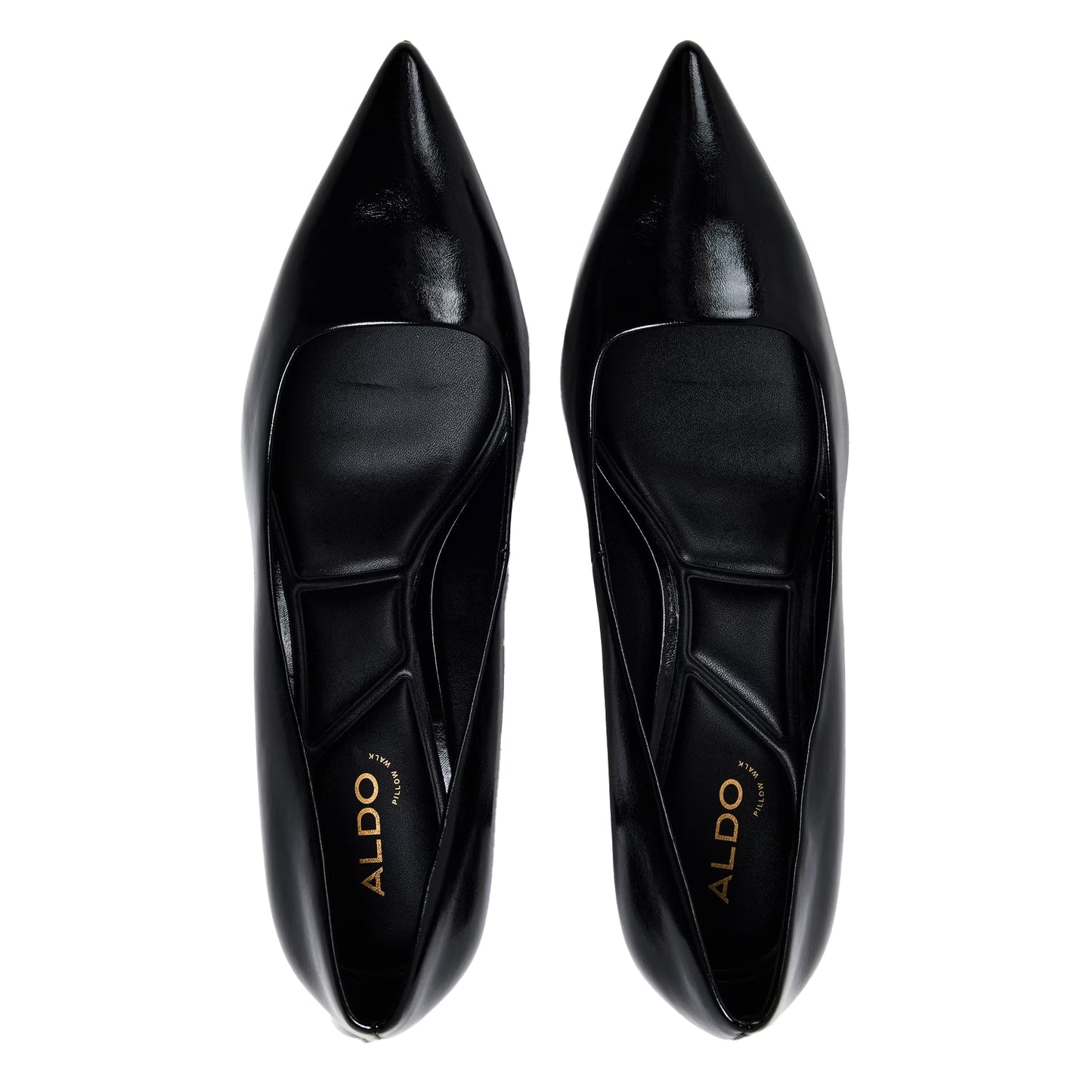 Black - Side - Aldo Womens-Ladies Hennlee Stiletto Heel Court Shoes