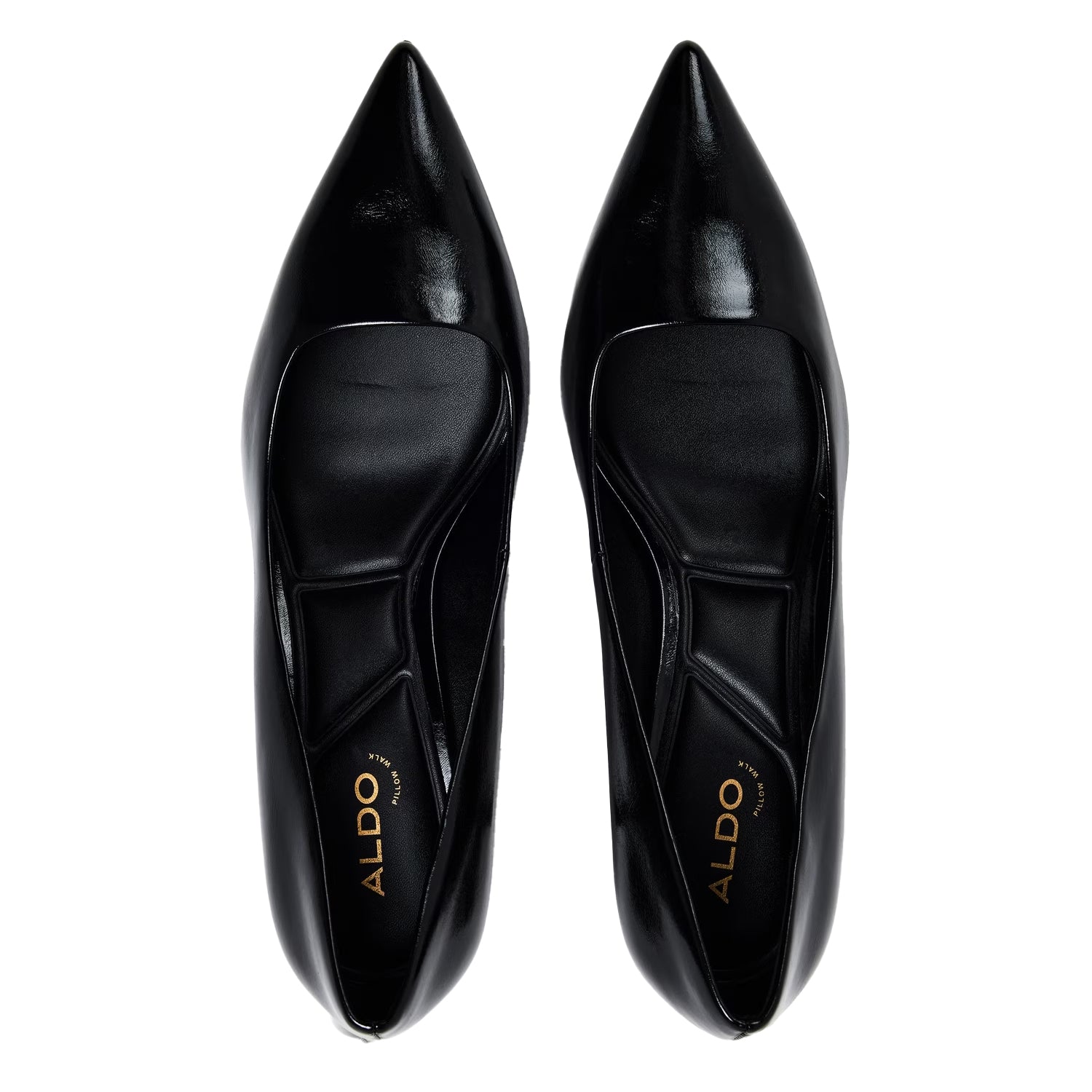 Black - Side - Aldo Womens-Ladies Hennlee Stiletto Heel Court Shoes