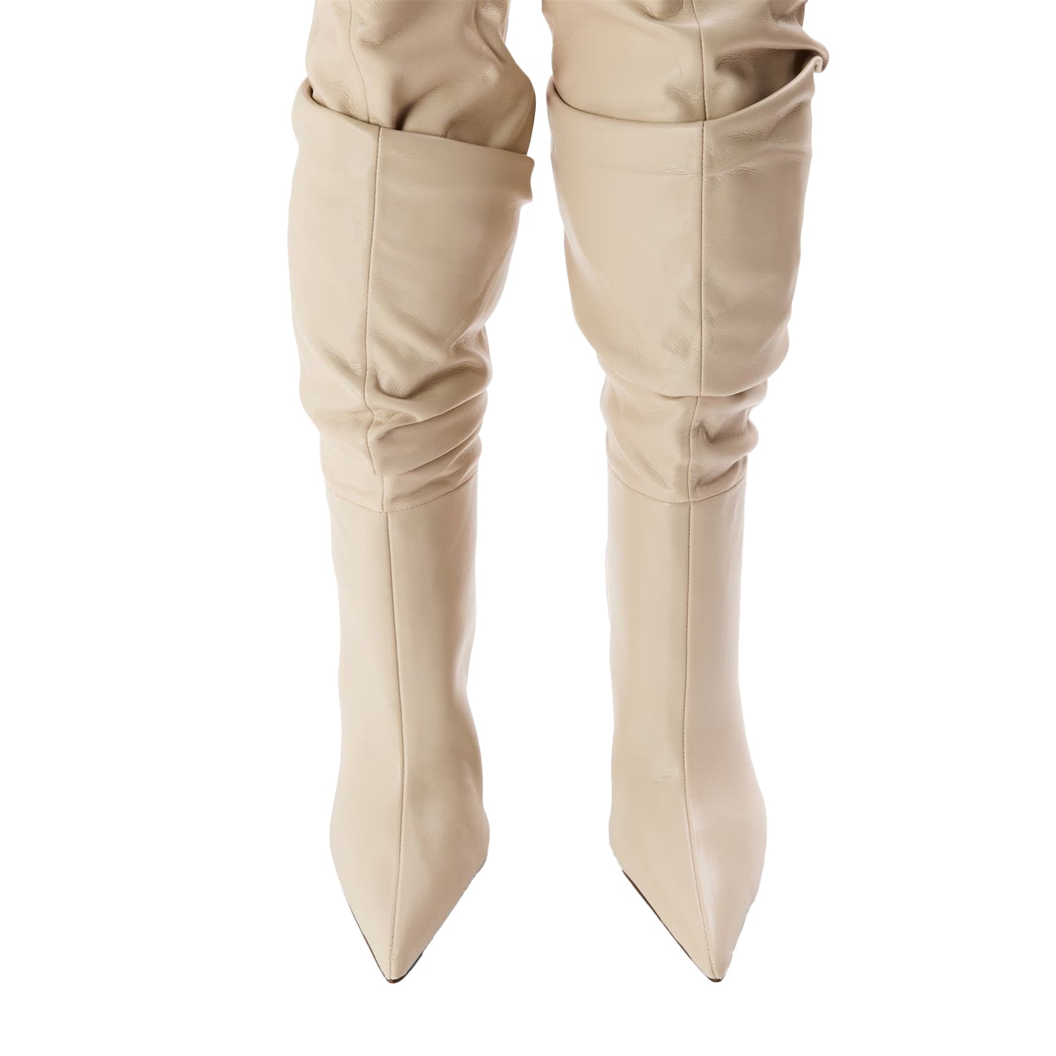 Bone - Side - Steve Madden Womens-Ladies Schmooze Stiletto Heel Ankle Boots
