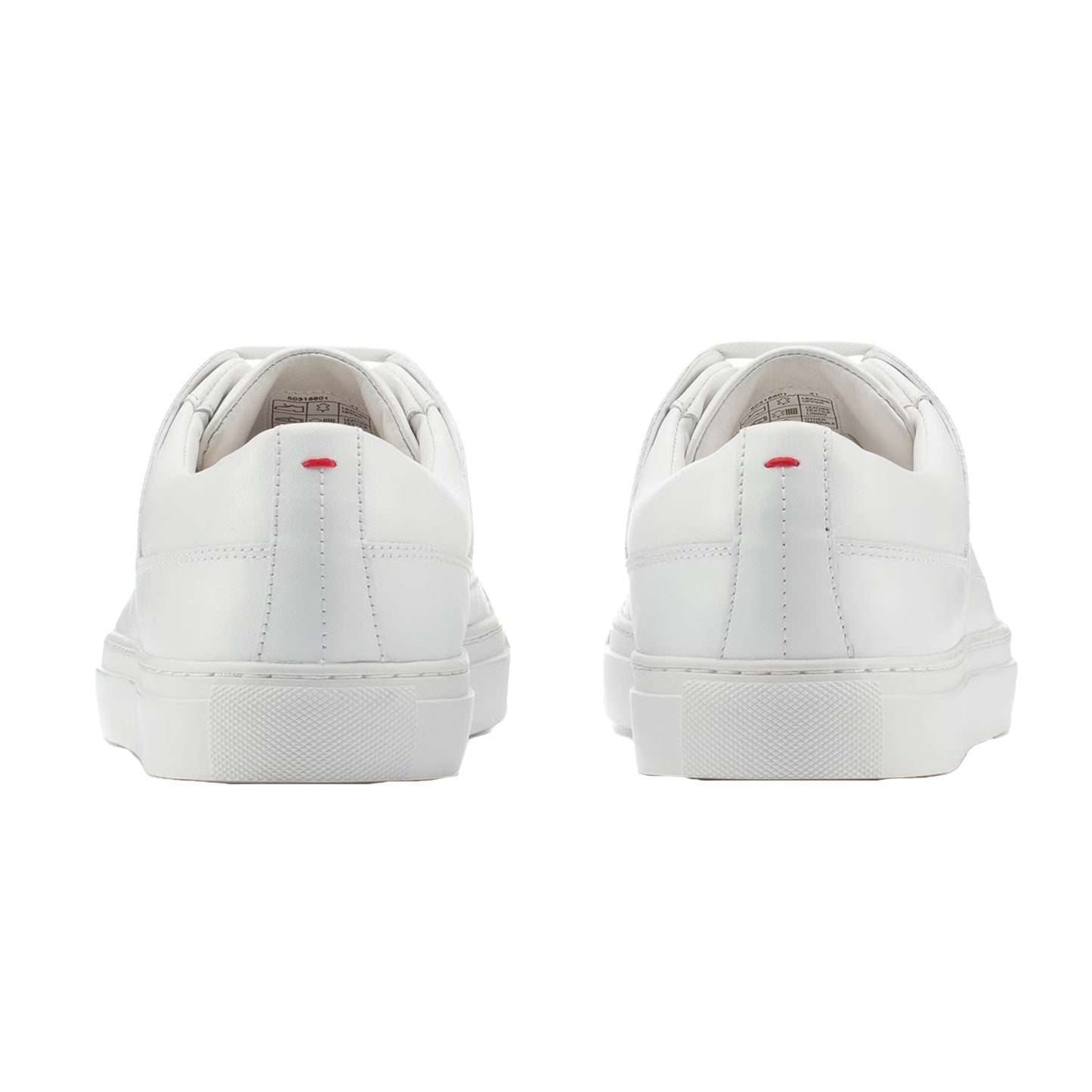 White - Back - Hugo Mens Futurism Low Trainers