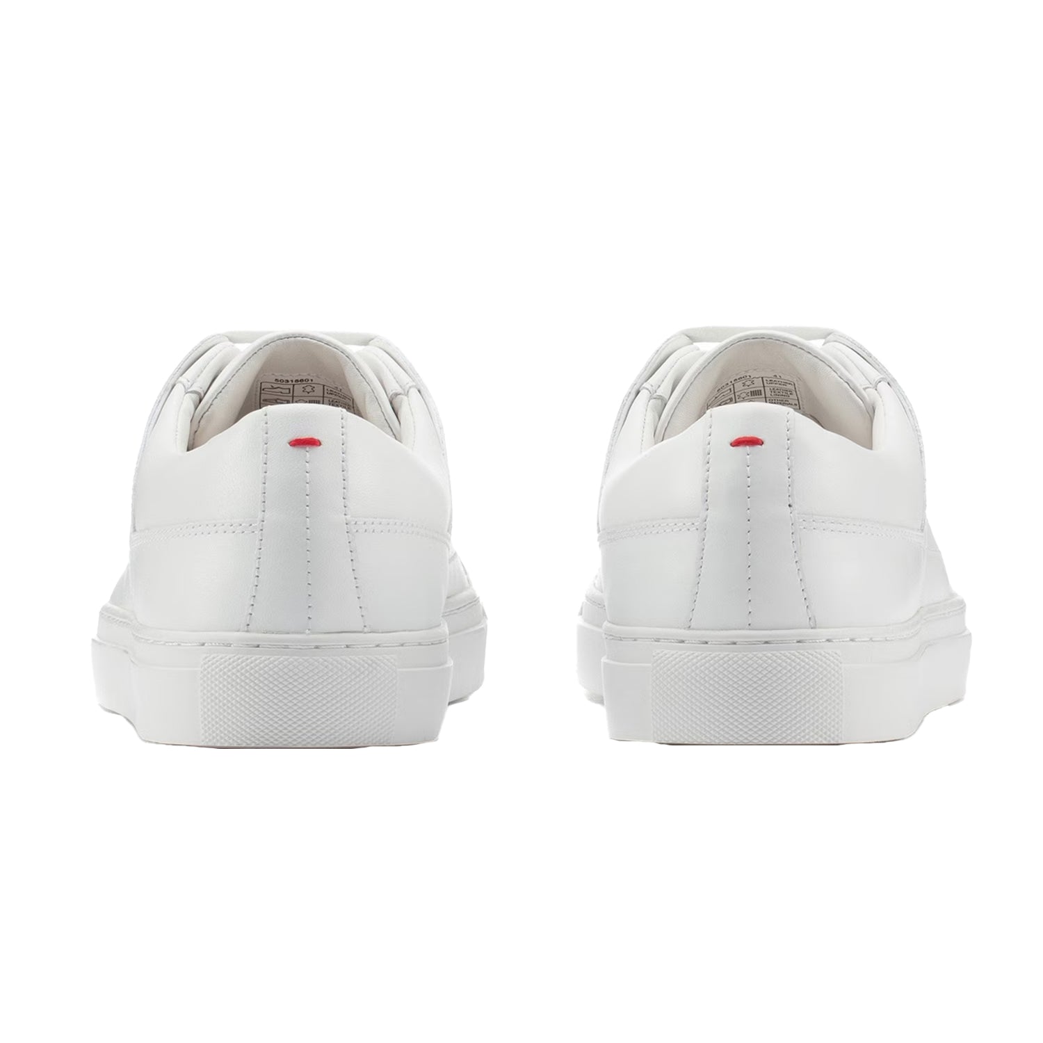 White - Back - Hugo Mens Futurism Low Trainers