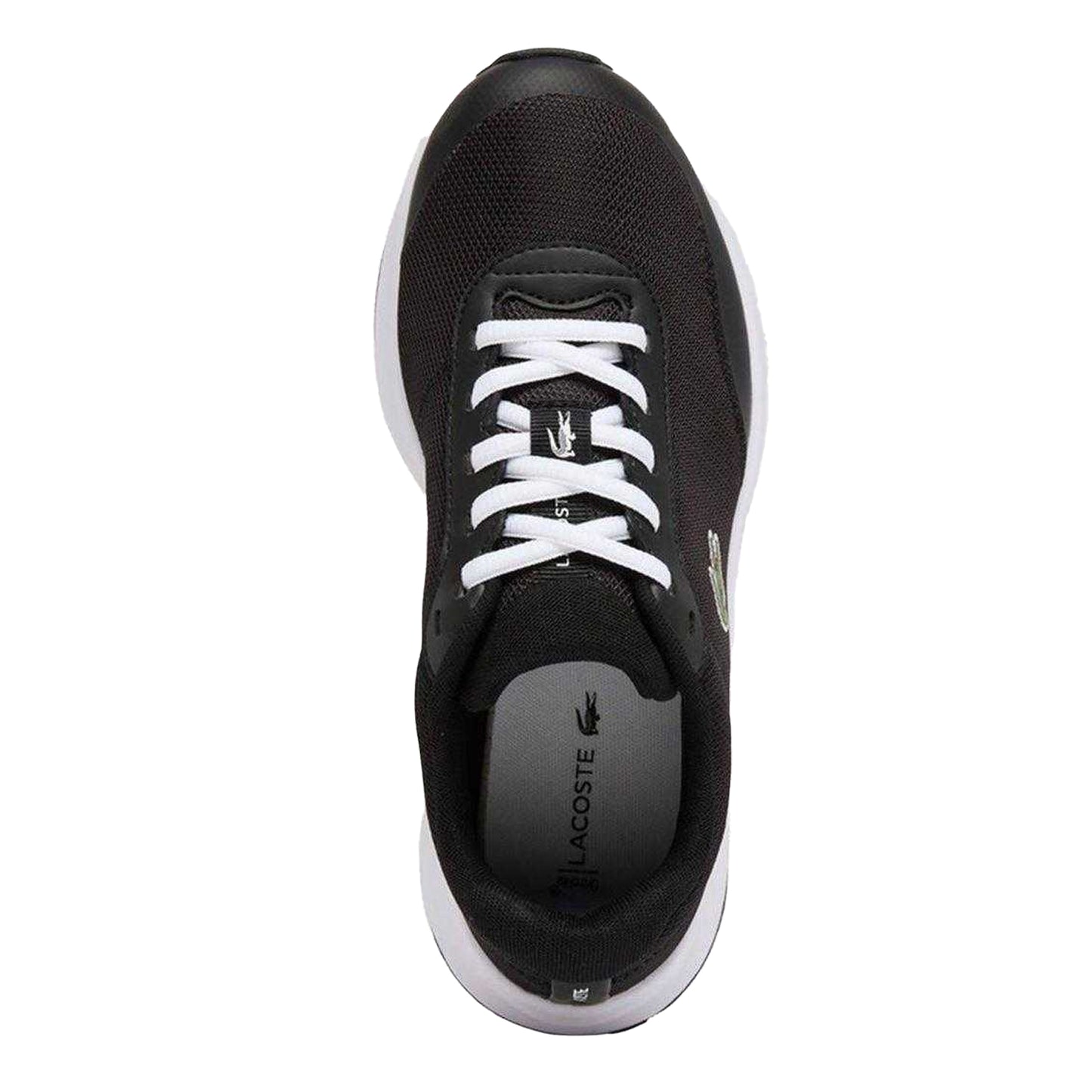 Black-White - Side - Lacoste Womens-Ladies Neo Run Ace Trainers