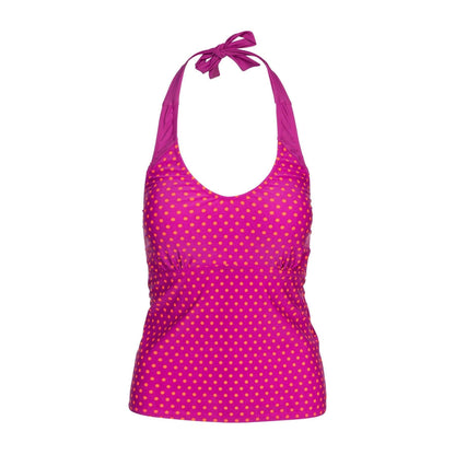 Purple - Front - Trespass Womens-Ladies Polka Dot Tankini Top