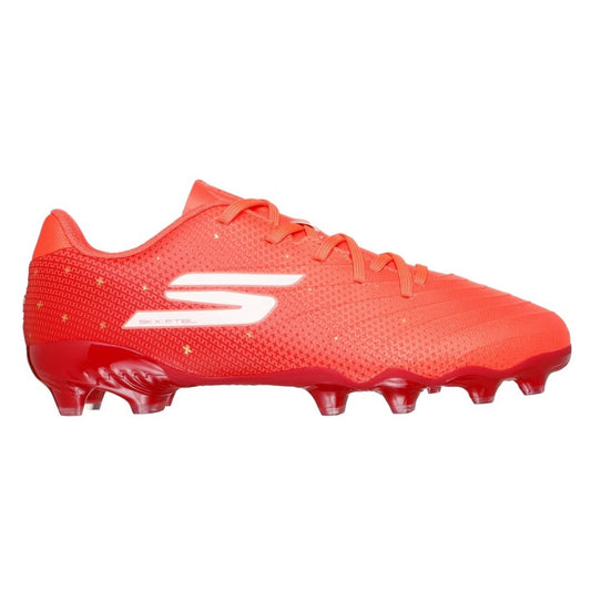 Orange - Front - Skechers Childrens-Kids Cleated Firm Ground Football Boots