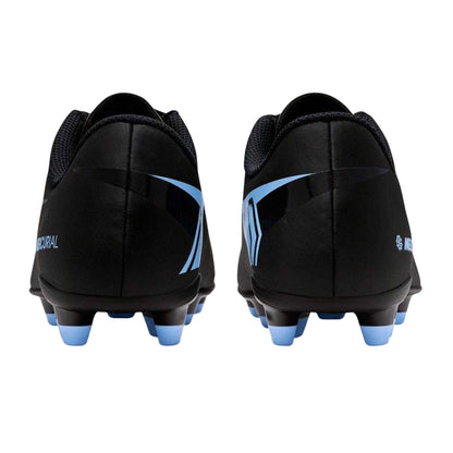 Black-Blue - Back - Nike Childrens-Kids Vapor Firm Ground Football Boots