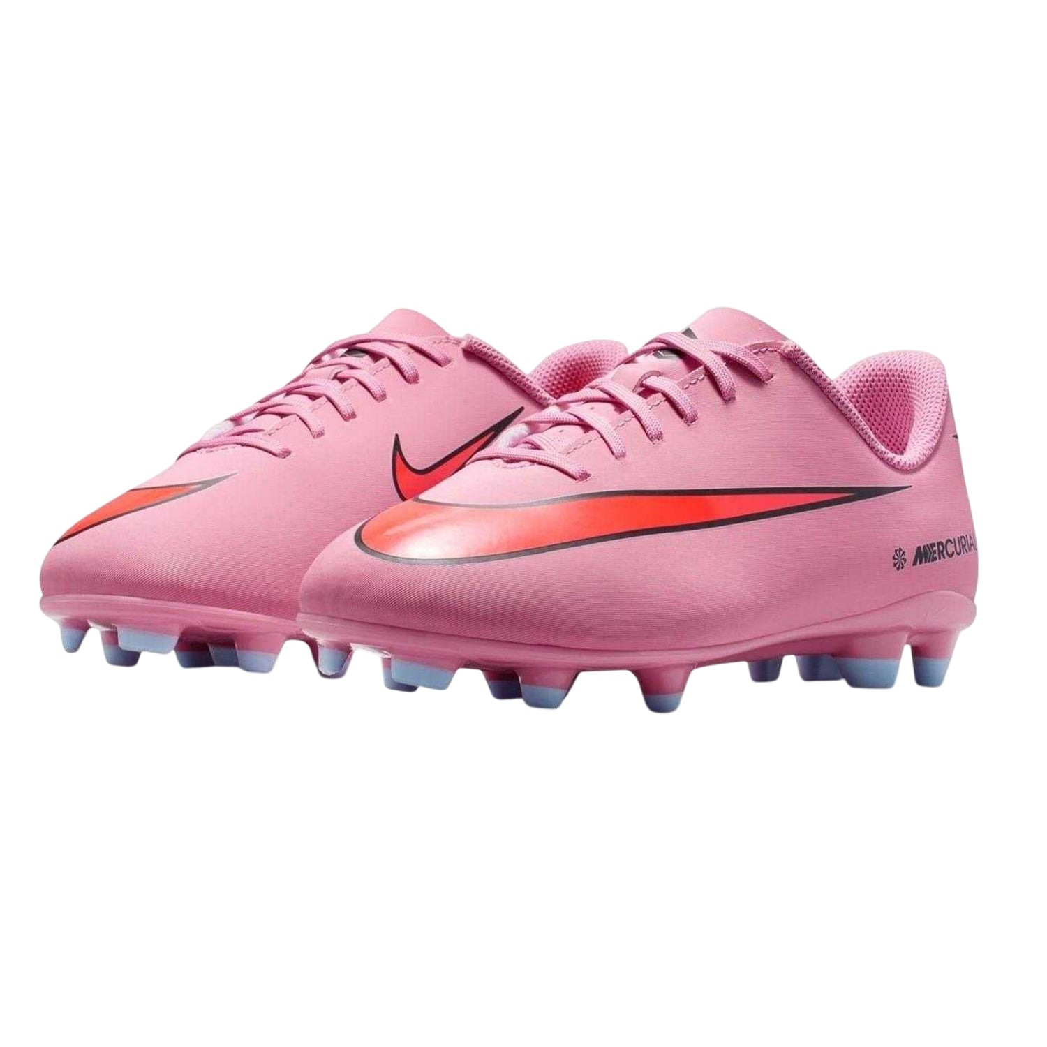 Pink-Black - Pack Shot - Nike Childrens-Kids Vapor Firm Ground Football Boots