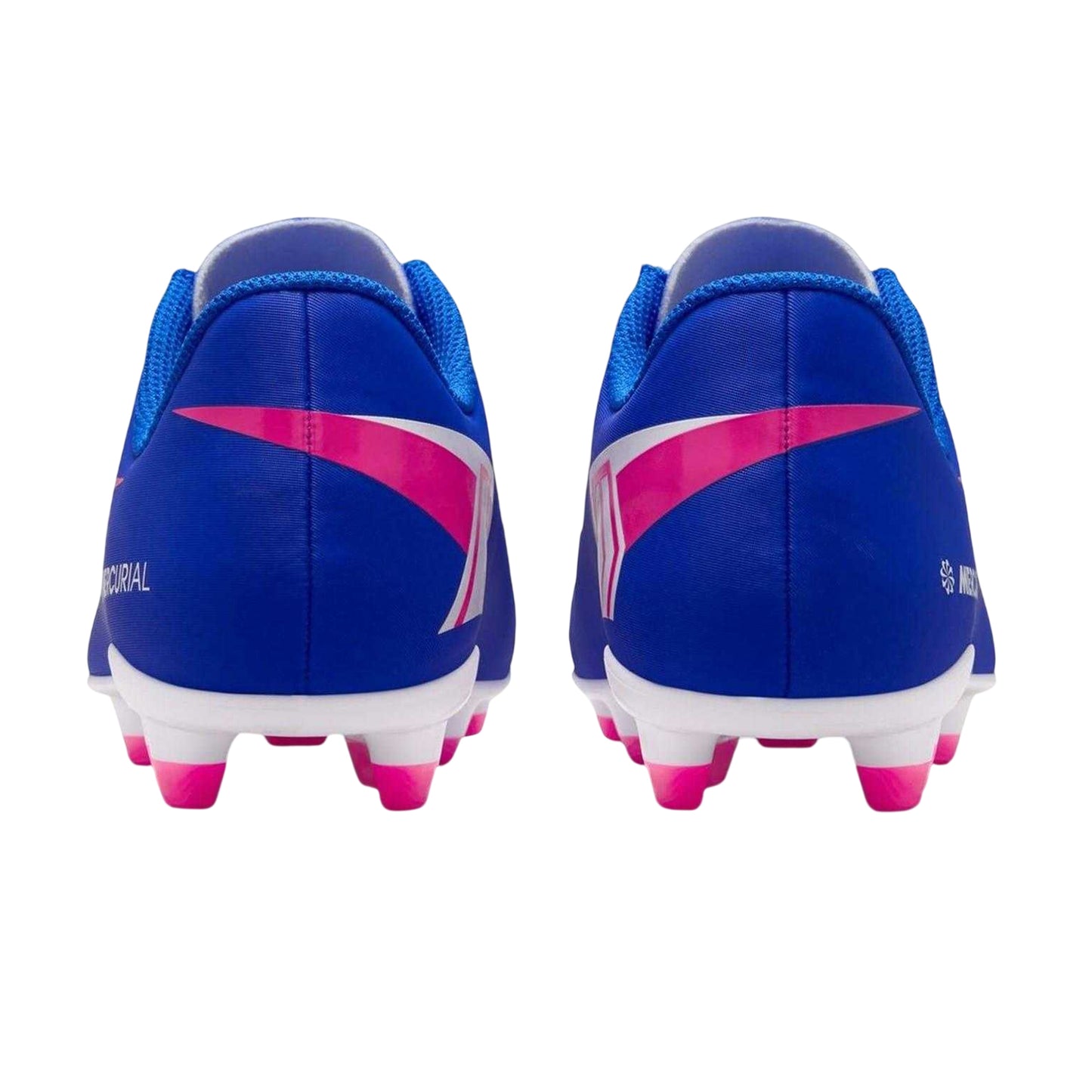 Blue-White-Pink - Back - Nike Childrens-Kids Vapor Firm Ground Football Boots