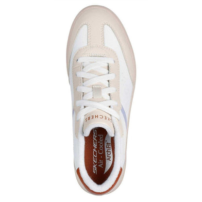 Tan - Side - Skechers Womens-Ladies AF Classic Arch Fit Trainers