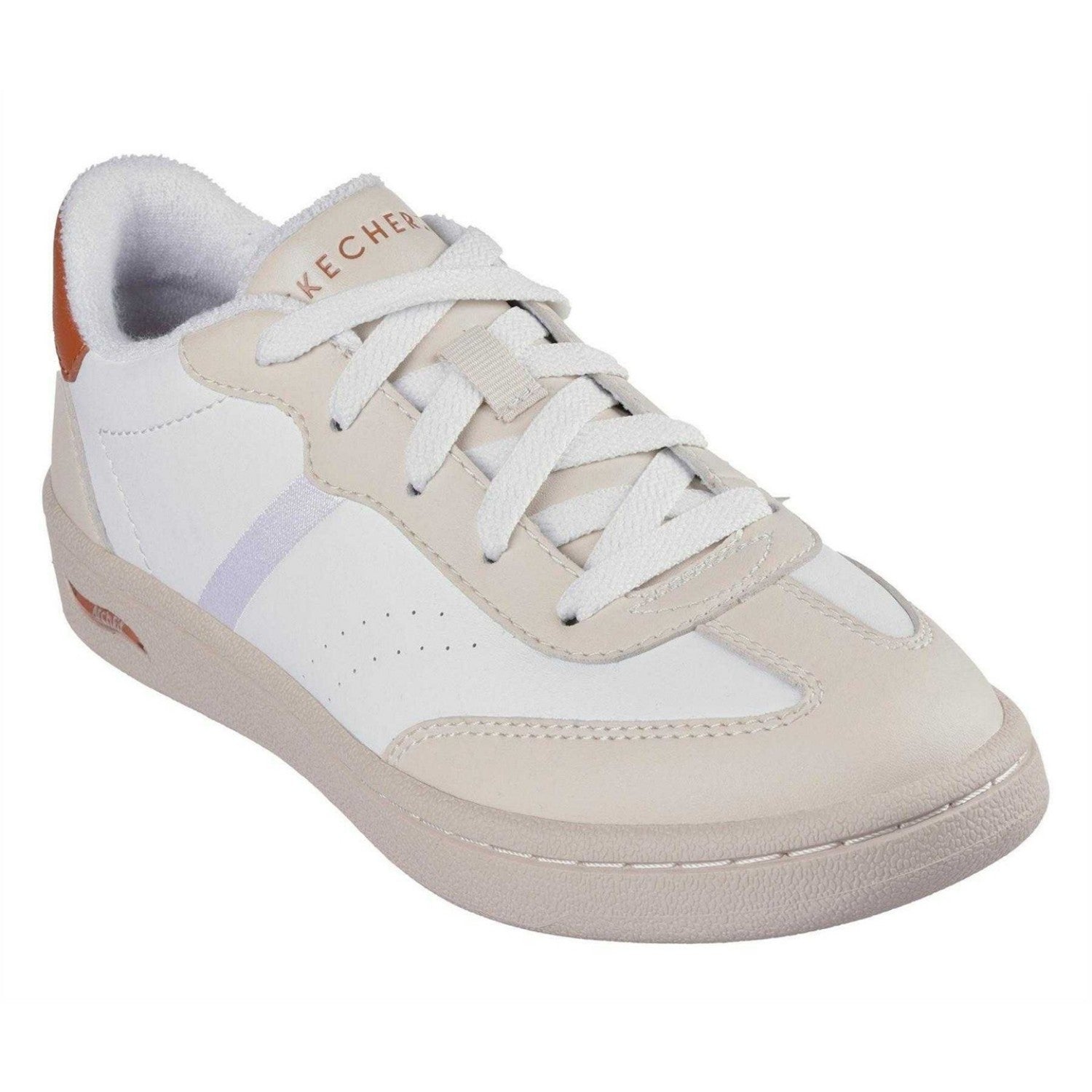 Tan - Pack Shot - Skechers Womens-Ladies AF Classic Arch Fit Trainers
