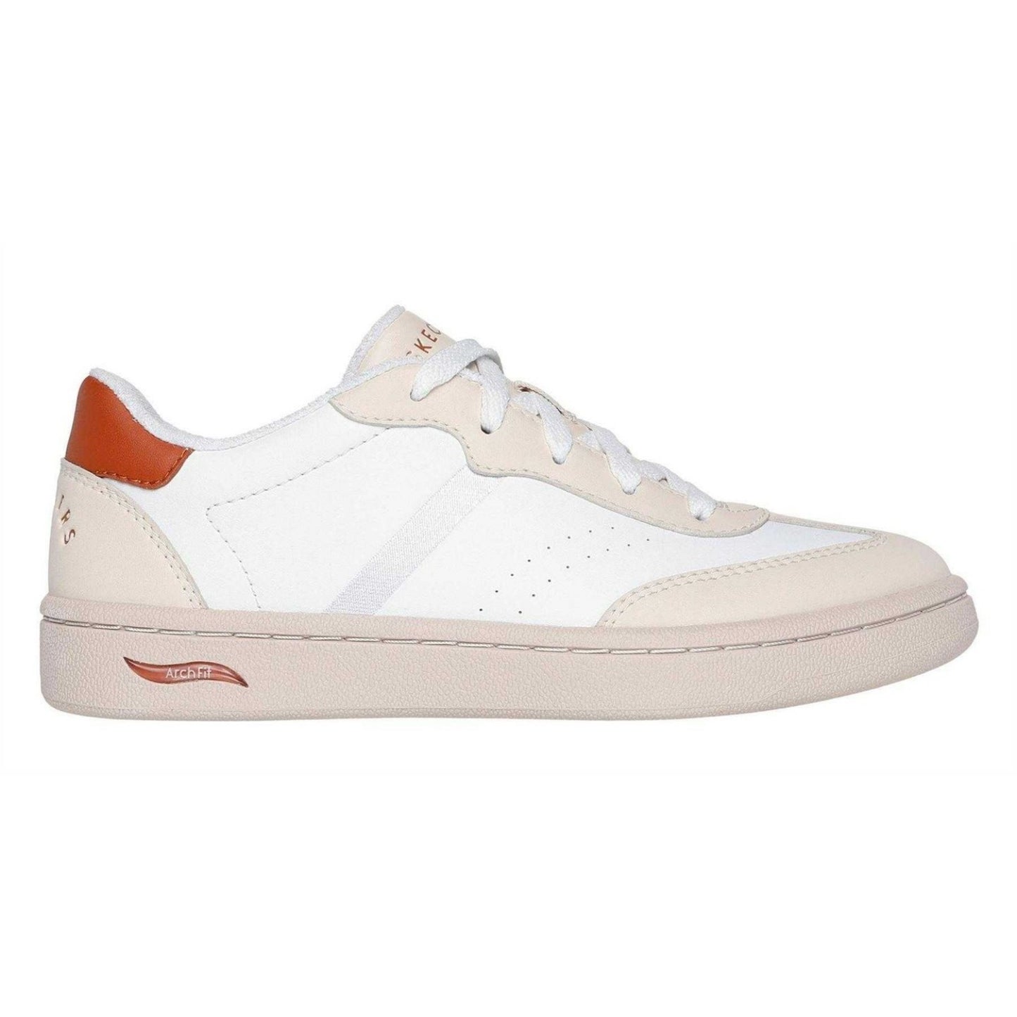 Tan - Front - Skechers Womens-Ladies AF Classic Arch Fit Trainers