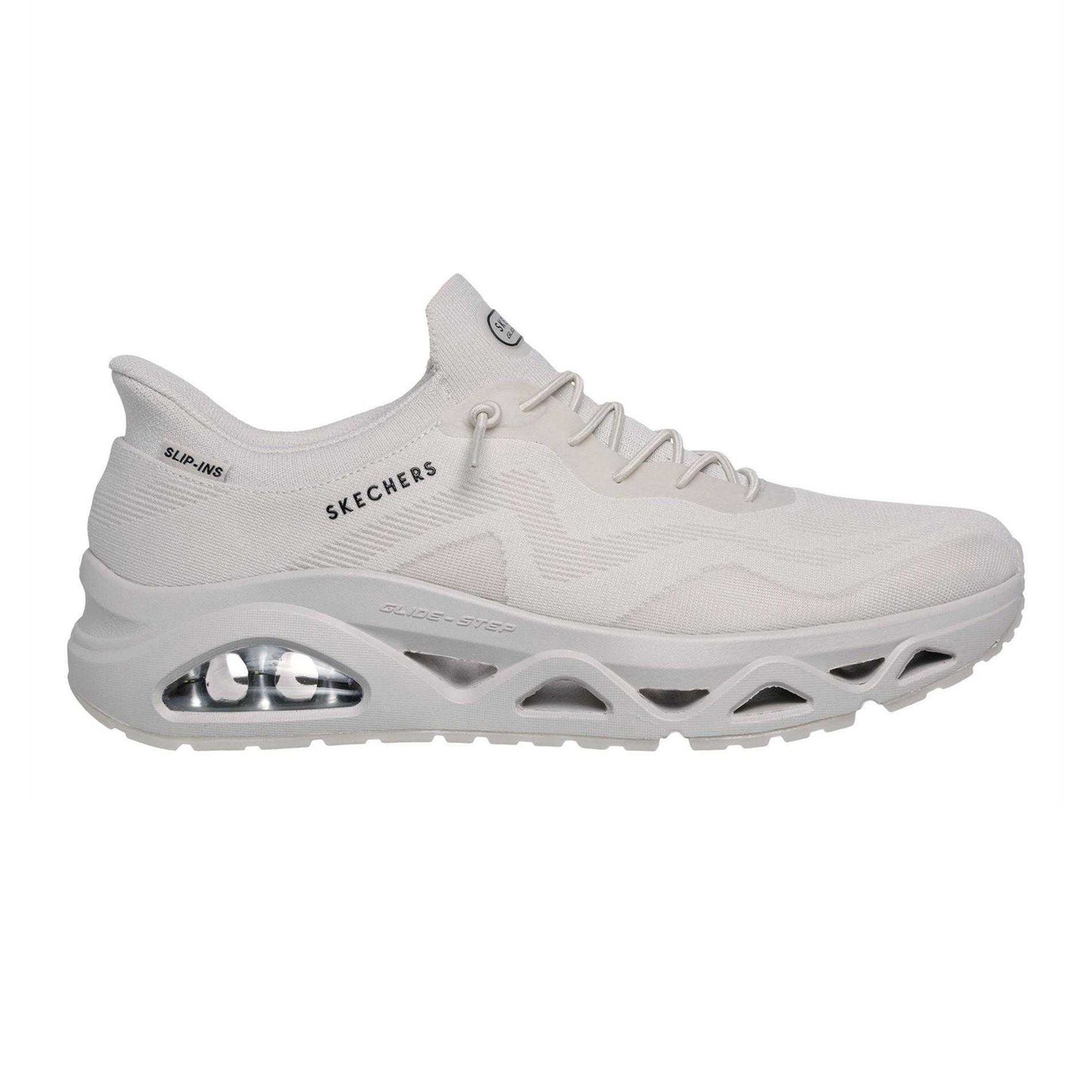 Natural - Front - Skechers Mens Uno Glide Trainers